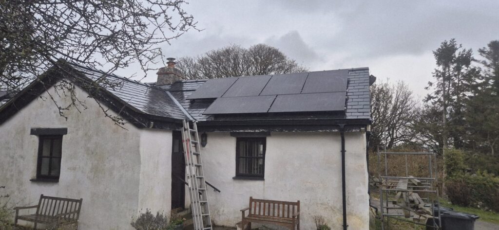 9.55kW solar panel installation in Conwy Valley, North Wales by Solar North, trusted solar installers serving Conwy and Cheshire